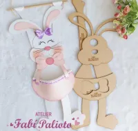 G1.842 Gabarito de Moldes  em MDF Goelho Guloso - Porta treco