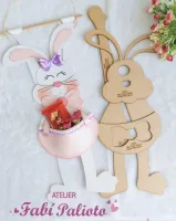 G1.842 Gabarito de Moldes  em MDF Goelho Guloso - Porta treco - Foto 3