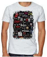 Camiseta adulto ou infantil Rock bandas famosas - Foto 2