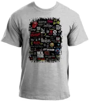 Camiseta adulto ou infantil Rock bandas famosas - Foto 3