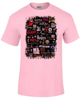 Camiseta adulto ou infantil Rock bandas famosas - Foto 5