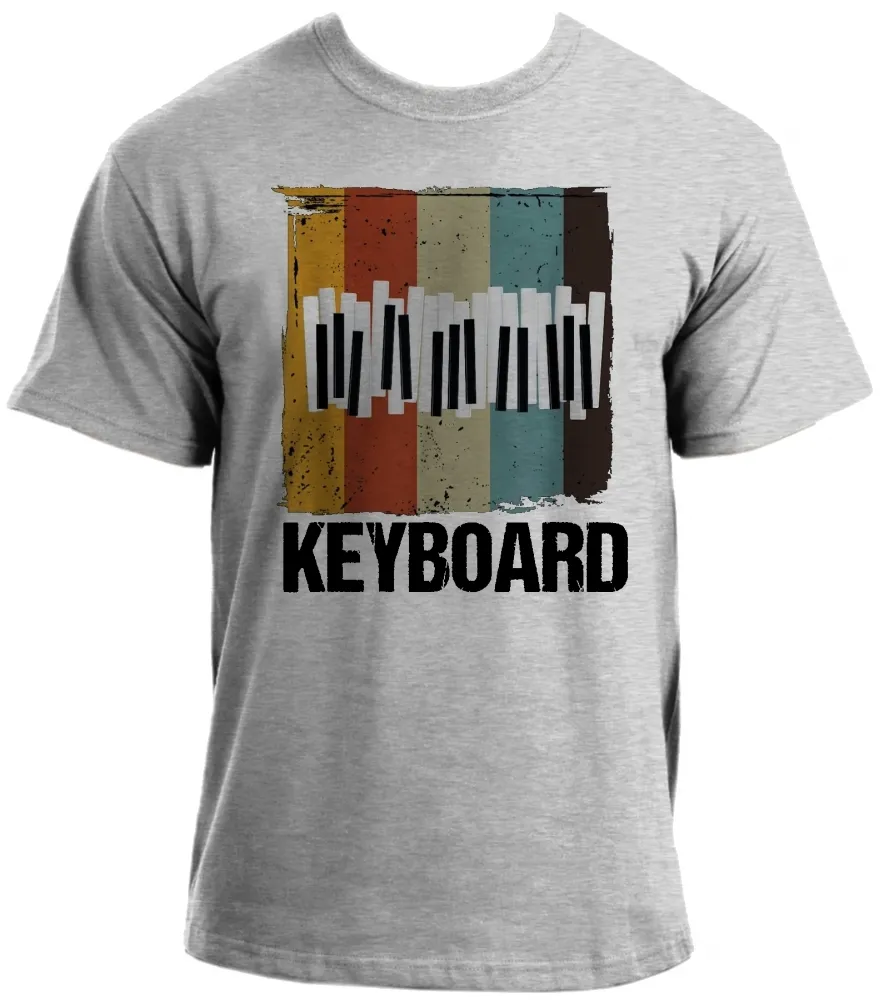 Camiseta adulto ou infantil Teclado tecladista musica