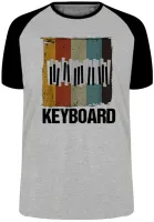 Camiseta adulto ou infantil Teclado tecladista musica - Foto 4