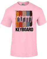 Camiseta adulto ou infantil Teclado tecladista musica - Foto 5