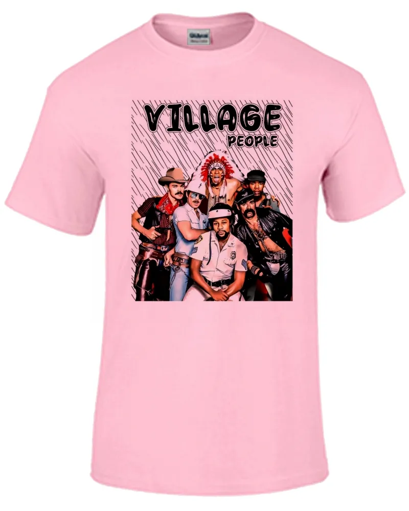 Camiseta adulto ou infantil Vilage People banda antiga