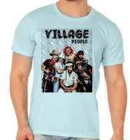 Camiseta adulto ou infantil Vilage People banda antiga - Foto 5
