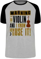 Camiseta adulto ou infantil Violino musica classica musico - Foto 4