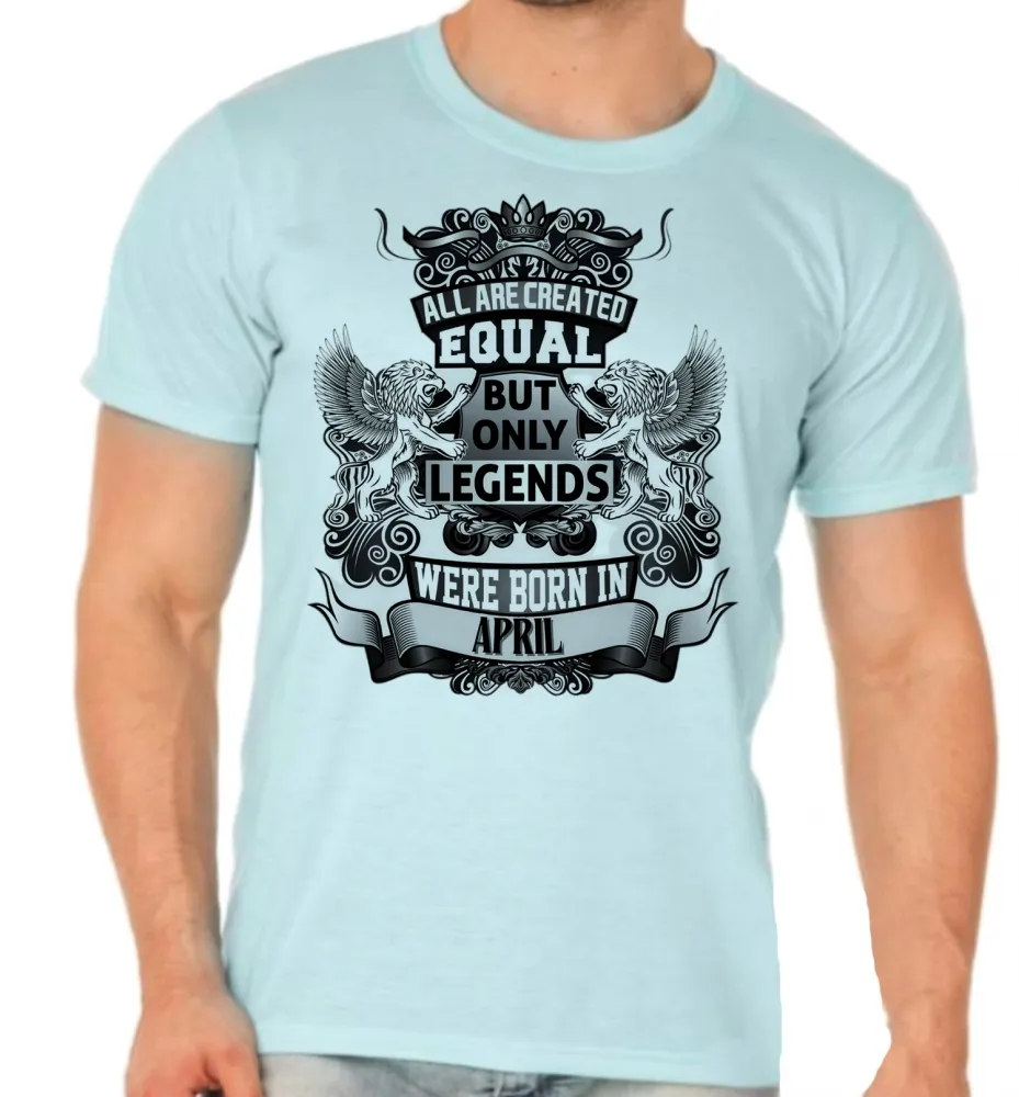 Camiseta adulto ou infantil Abril Aniversário Melhores nasceram Imagem