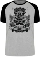 Camiseta adulto ou infantil Abril Aniversário Melhores nasceram - Foto 4