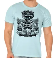 Camiseta adulto ou infantil Agosto Aniversário Melhores nasceram - Foto 5