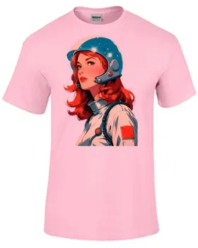 Camiseta adulto ou infantil Astronauta nasa mulher space x - Foto 2
