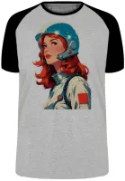 Camiseta adulto ou infantil Astronauta nasa mulher space x - Foto 4