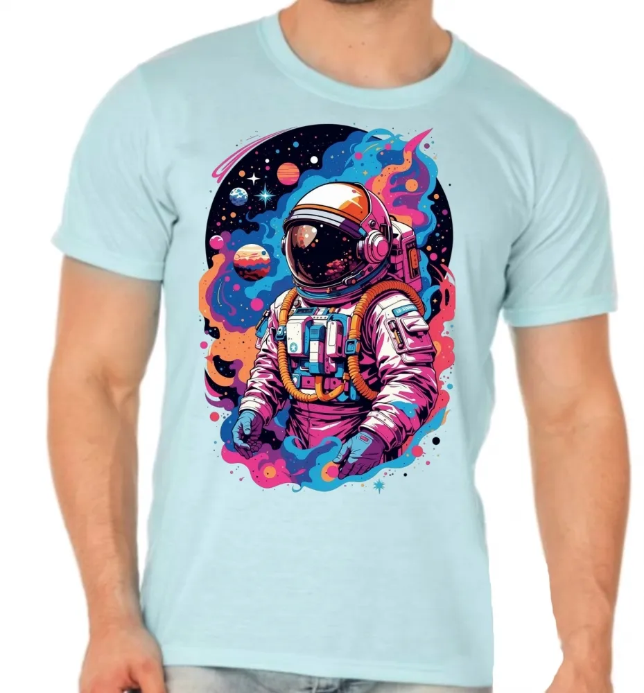 Camiseta adulto ou infantil Astronauta nasa space X espaço Imagem