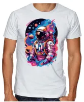 Camiseta adulto ou infantil Astronauta nasa space X espaço - Foto 2