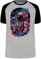 Camiseta adulto ou infantil Astronauta nasa space X espaço - Foto 4