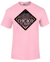 Camiseta adulto ou infantil Chicago illinois Lembrança - Foto 5