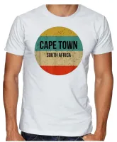 Camiseta adulto ou infantil Cidade do cabo africa do sul - Foto 2