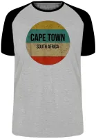 Camiseta adulto ou infantil Cidade do cabo africa do sul - Foto 4