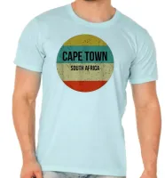 Camiseta adulto ou infantil Cidade do cabo africa do sul - Foto 5