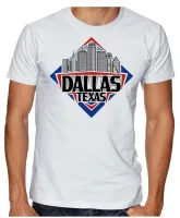 Camiseta adulto ou infantil Dallas Texas lembrança - Foto 2