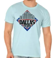 Camiseta adulto ou infantil Dallas Texas lembrança - Foto 4