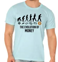 Camiseta adulto ou infantil Evolução Humana Bitcoin - Foto 4