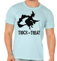 Camiseta adulto ou infantil Halloween dia das bruxas bruxa vassoura - Foto 5