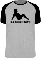 Camiseta adulto ou infantil Homem men verdade curvas homens - Foto 4