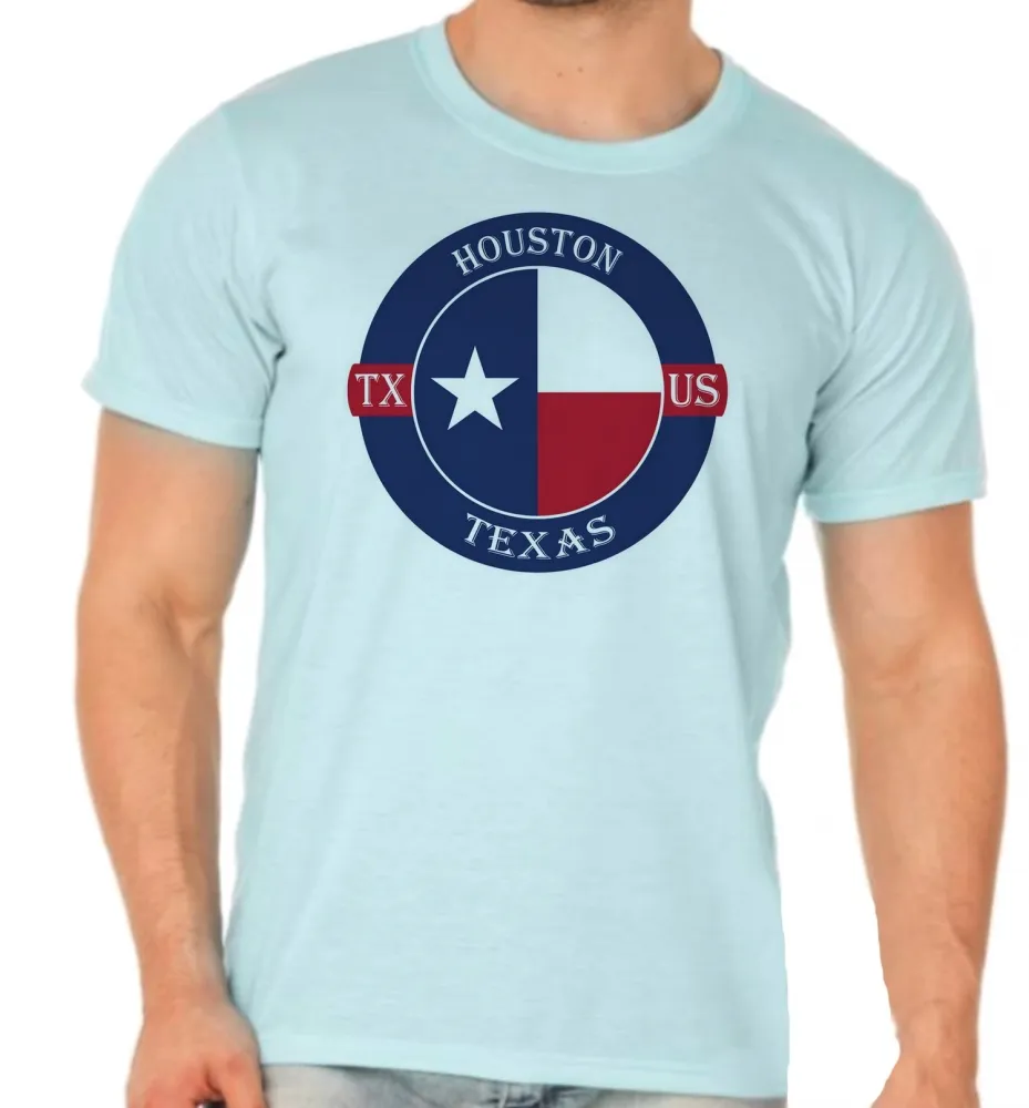Camiseta adulto ou infantil Houston texas lembrança