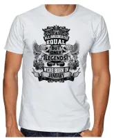 Camiseta adulto ou infantil Janeiro Aniversário Melhores nasceram - Foto 2