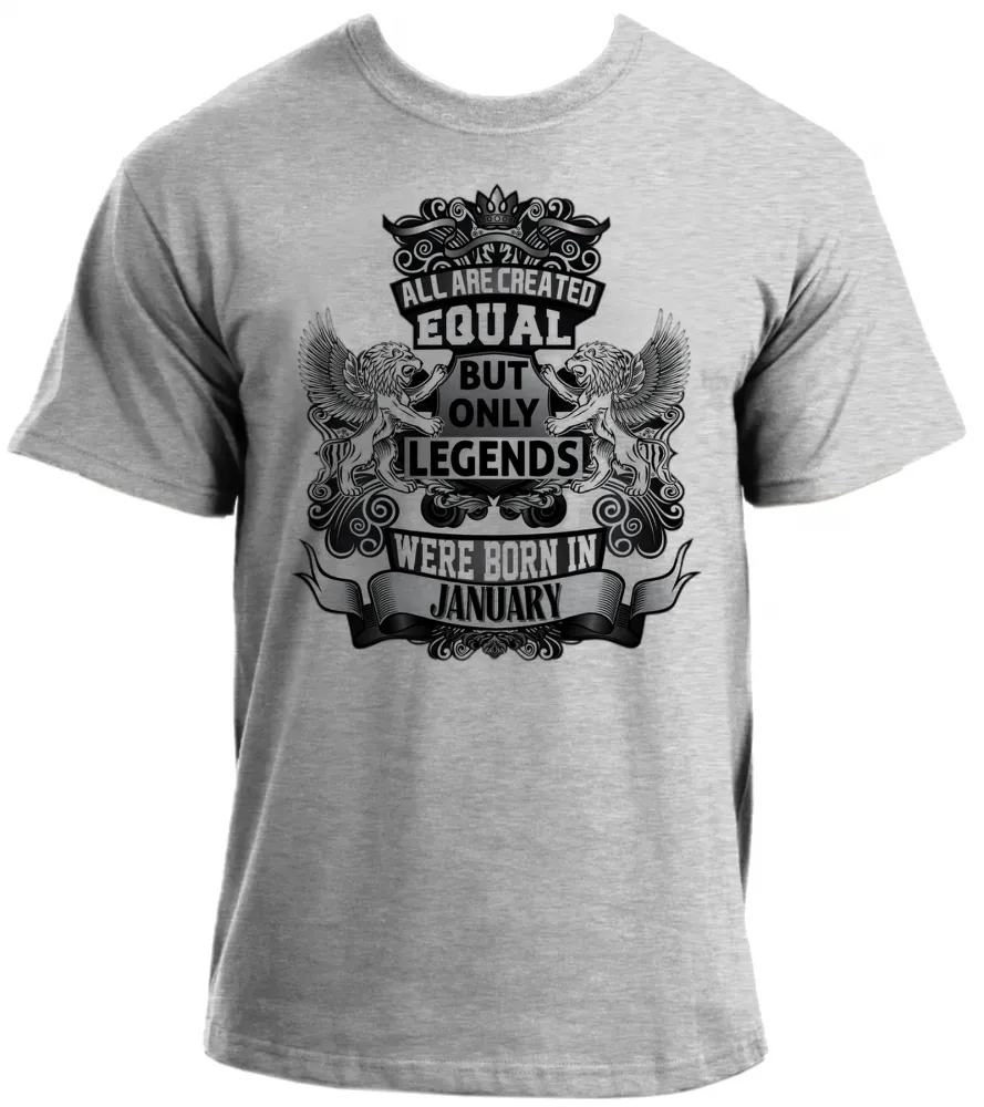 Camiseta adulto ou infantil Janeiro Aniversário Melhores nasceram