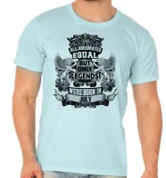 Camiseta adulto ou infantil Julho Aniversário Melhores nasceram - Foto 4