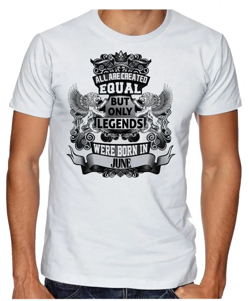 Camiseta adulto ou infantil Junho Aniversário Melhores nasceram Imagem