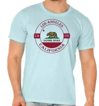 Camiseta adulto ou infantil Los Angeles California Lembrança - Foto 2