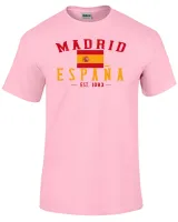 Camiseta adulto ou infantil Madri espanha europa - Foto 5