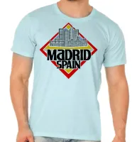 Camiseta adulto ou infantil Madri Espanha lembrança - Foto 2
