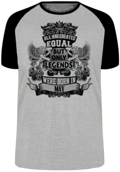 Camiseta adulto ou infantil Maio Aniversário Melhores nasceram