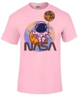 Camiseta adulto ou infantil Nasa astronauta planeta - Foto 5