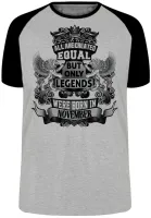 Camiseta adulto ou infantil Novembro Aniversário Melhores nasceram - Foto 4