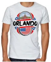 Camiseta adulto ou infantil Orlando Florida Estados unidos - Foto 3