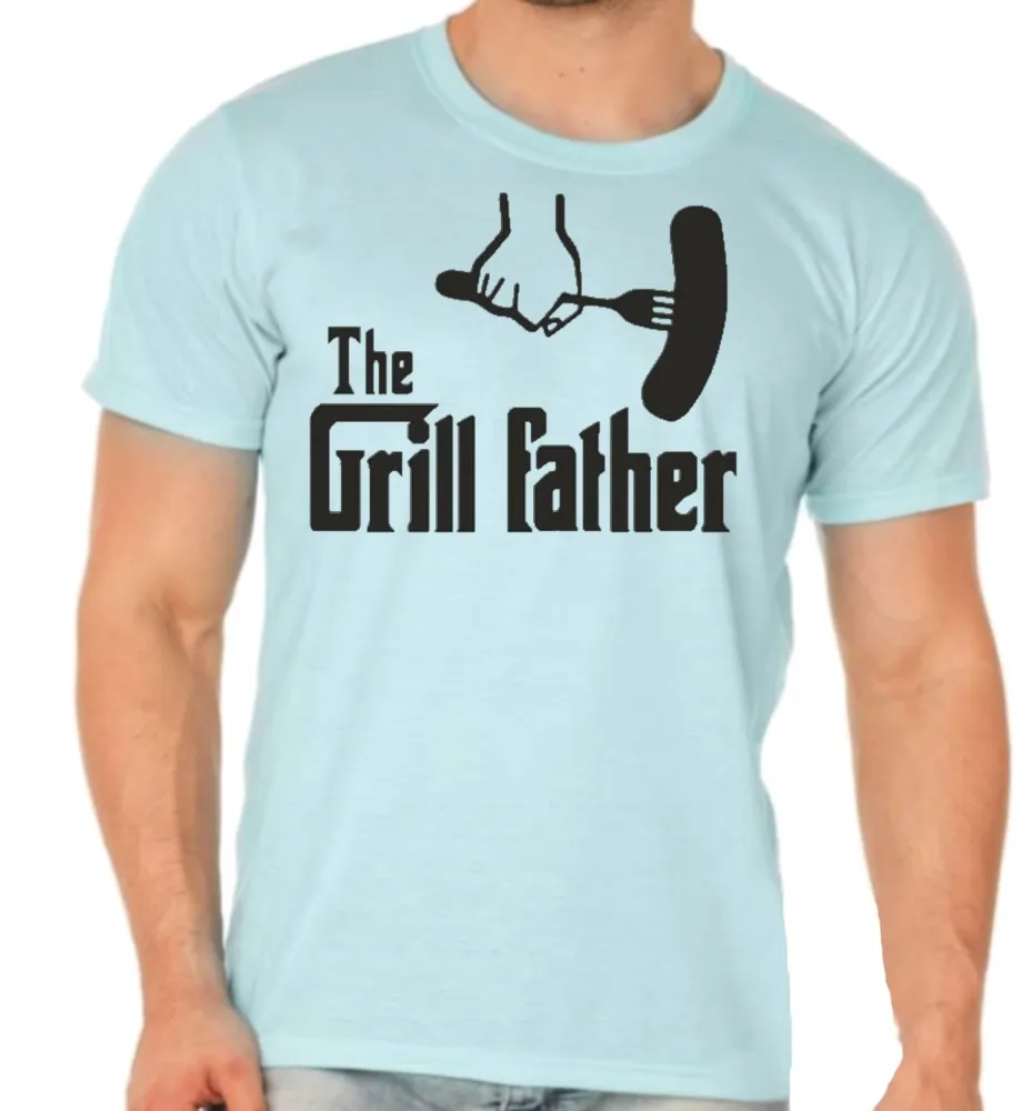 Camiseta adulto ou infantil Pai churrasco assador churrasqueira Imagem