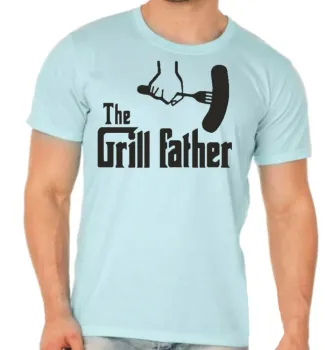 Camiseta adulto ou infantil Pai churrasco assador churrasqueira