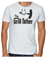 Camiseta adulto ou infantil Pai churrasco assador churrasqueira - Foto 5