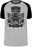 Camiseta adulto ou infantil Outubro Aniversário Melhores nasceram - Foto 4