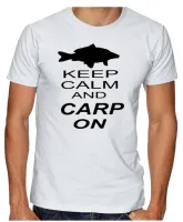 Camiseta adulto ou infantil Peixe pescaria pescador carpa on - Foto 3