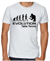 Camiseta adulto ou infantil Ping pong tenis de mesa jogador - Foto 2