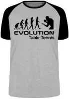 Camiseta adulto ou infantil Ping pong tenis de mesa jogador - Foto 4