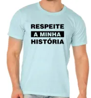 Camiseta adulto ou infantil Respeite minha história - Foto 4