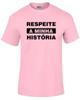 Camiseta adulto ou infantil Respeite minha história - Foto 5