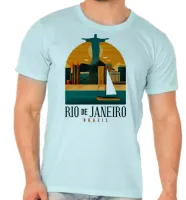 Camiseta adulto ou infantil Rio de Janeiro Cristo Redentor - Foto 2